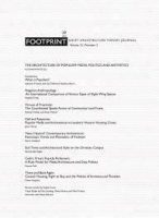 FOOTPRINT 29: THE ARCHITECTURE OF POPULISM