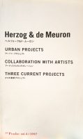 Herzog & de Meuron TN Probe vol.4 Urban Projects, Collaboration With Artists, Three Current Projects