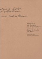 Relatório de Estágio de Arquitectura - Eduardo Souto de Moura