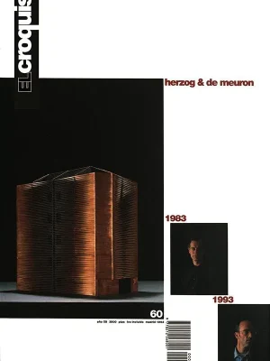 EL CROQUIS 60 HERZOG & DE MEURON 1983-1993