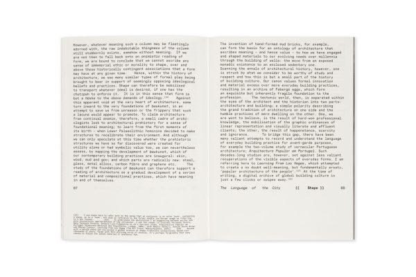 Asphalt Culture Bad language and mute modernism in architectural practice